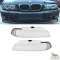 2x Facelift Scheinwerfer Glas Gehäuse Streuscheibe Weiß passt für BMW E39 00-03