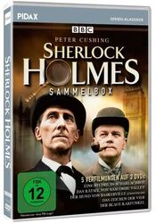 Sherlock Holmes (mit Peter Cushing) - Sammelbox * 5 spannende Krimis * Pidax Neu