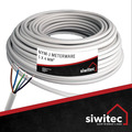 NYM Kabel 5x4 mm² Stromkabel NYM-J Elektrokabel 3-100 m Installationskabel
