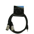 Adapter Kabel 2x XLR Male / Mini Klinke 3,5mm für Smartphone 3m MP3 Player Neu