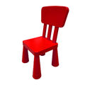 IKEA MAMMUT Kinderstuhl Stuhl Sitz Kinderzimmer Kindermöbel ROT NEU & OVP