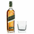 Johnnie Walker Green Label Set mit Tumbler Glas Whisky 15J Alkohol 43% 700ml