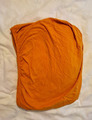 Spann -Bettlaken in orange 180 x 200 cm - 100 % Baumwolle Jersey - gebraucht