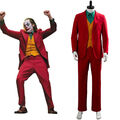 Joker Cosplay Arthur Fleck Joaquin Phoenix Kostüm Anzug Mantel Hose Komplettset@