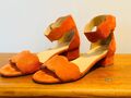 Helen Billkrantz Damen Sandaletten Gr.40 Orange Schuhe