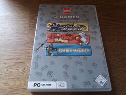 Lego 3 Games - Drome Racers +Football Mania+Bionicle ( PC, 2006) 