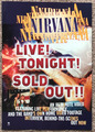 NIRVANA - LIVE! HEUTE ABEND! AUSVERKAUFT! 1994 ganzseitige UK Magazin ad KURT COBAIN