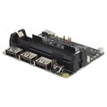 Geekworm Ultra-thin 18650 UPS & USB HUB Shield X306 for Raspberry Pi Zero 2 W...