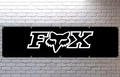 Fox Racing USA Racing Banner - große 240 cm Fahne Flagge schwarz