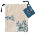 Liz Earle Reisetasche mit Kordelzug - Woodland Blue Print - klein - Brandneu mit Etikett