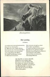 40920737 Loreley Lorelei Loreley Loreleyfelsen Gedicht H. Heine Die Loreley * Bl