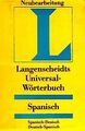 Langenscheidts Universal-Wörterbücher, Spanisch von Gise... | Buch | Zustand gut