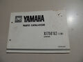 1982 Parts catalog list Ersatz Teile Katalog Yamaha  XJ 750  (11M)