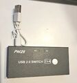 PWAY USB 2.0 Switch 4 Port USB Switch Selector 4 Computers Sharing 2 USB Devices