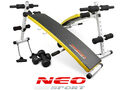 Sit up Bank Bauchtrainer Trainingsbank Fitnessbank Hantelbank Expander Neo-Sport