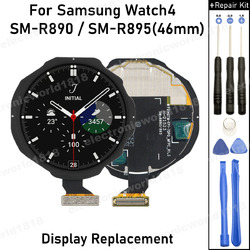 For Samsung Galaxy Watch 4 Classic SM-R890/SM-R895 46mm OLED LCD Screen Part NEU