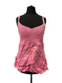 MARC CAIN Damen Shirt 100% Leinen Gr. M N3 fit Tank Top rosa 18198
