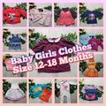 Baby Mädchen Kleidung Make Build Your Own Bundle Job Lot Größe 12-18 Monate Outfit