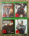 4x Xbox One | Resident Evil VII + The Witcher III + Ryse + Dead Rising 4 | Deut