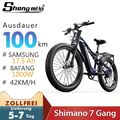 Samsung Akku 17.5Ah e-fahrrad 26 zoll herren E Bike 80NM Elektrofahrrad 45km/h