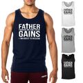 Father Forgive me Herren Fitnessstudio Weste Bodybuilding Tank Top T-Shirt Stringer GYMTIER