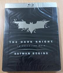 Batman Begins + The Dark Knight * Blu-ray Steelbook * AUDIO AUCH DEUTSCH *  NEW