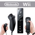 Remote / Nunchuk ORIGINAL Nintendo Wii (schwarz black) Motion Controller Auswahl
