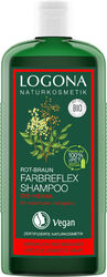 LOGONA Farbreflex Shampoo Rot-Braun Bio-Henna 250ml - natürlicher Farbglanz