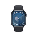 Apple Watch Series 9 (GPS) 45mm Aluminiumgehäuse Schwarz-Sportband Neu