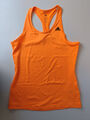 TOP !! Adidas Damen Top Sport Climalite Gr.S orange + Geschenk (Shorts Gr. 36)