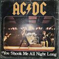 ac/dc (Italy) 1980 "You shook me all night long, Have a drink on me" 45 rpm.