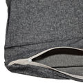 Kopfkissenbezug Kissenbezug Kissenhülle 40x80 cm Dunkelgrau Grau 100% Baumwolle