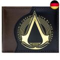 Assassins Creed Live By The Creed Braun Portemonnaie Geldbörse