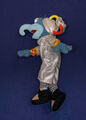 Gonzo Disco-Outfit Astronaut von Igel Puppe The Muppets Vintage Stoffpuppe