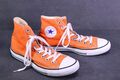 Converse All Star Classic HI Unisex Sneaker Chucks Gr. 41 orange Canvas CH3-549