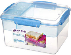 sistema Lunchbox, 2,3 l Frische Frühstücksdose Brotbox Pausenbrot sort. Farben