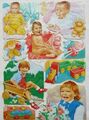 Glanzbilder Oblaten ~  ef 7068 Kinder Baby   Scrap Poesie Albumbilder