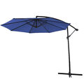 SVITA Sonnenschirm 3m UV-Schutz Ampelschirm Garten-Schirm Sonnenschutz Blau