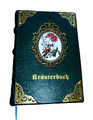 Kräuterbuch Luxusausgabe ECHTLEDER Heilkräuter REZEPTE Nachdruck aus 1903