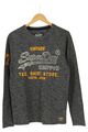 SUPERDRY Sweatshirt Herren Gr. L Grau Vintage Casual Look