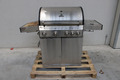 Burnhard Big Fred Deluxe Silber Gasgrill Grill Gartengrill Standgrill 4-Brenner