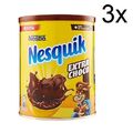 3x Nesquik Extra Choco Cioccolato Solubile lösliche Schokolade von Milch 390 g