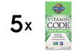 (275 g, 393,70 EUR/1Kg) 5 x (Garden of Life Vitamin Code RAW B-Complex - 60 vca