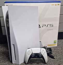 Sony PlayStation 5 (PS5) - 825GB - Disc Edition Konsole - weiß - sehr gut