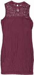 VILA CLOTHES Damen Kleid Citty Dress Weinrot Gr. 36 S #B1