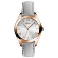 s.Oliver Damen Uhr Armbanduhr Leder SO-3144-LQ