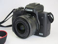 Canon EOS M50 Spiegellose Systemkamera Kit mit EF-M 15-45mm f/3.5-6.3 IS STM...