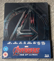 Marvel Avengers Age of Ultron 3D 2-Discs Bluray UK Steelbook Limited Edition NEW