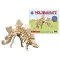 Pebaro Holzbausatz Stegosaurus Dino 3D-Puzzle, Holz Dinosaurier selbst bauen