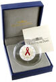 2 Euro Münze Frankreich 2014 "Der Kampf gegen AIDS am Welt-AIDS-Tag" / Nachweis